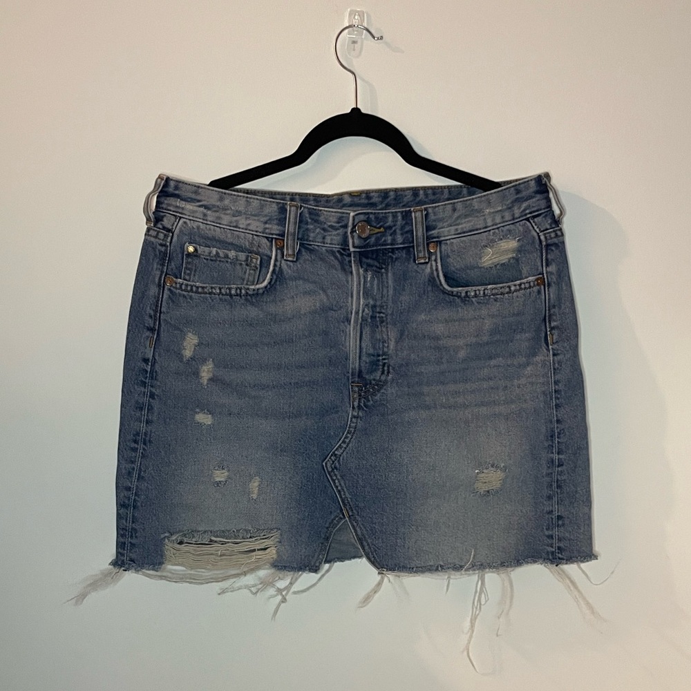 Zara mini jean skirt